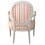 4 Chairs & French Settee/Sofa