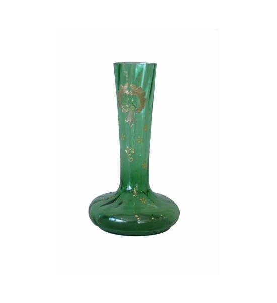 Venetian Green Glass Vase