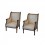 A pair of French Arnchairs