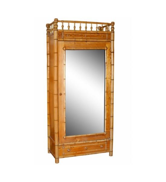 Faux bamboo Armoire